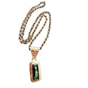 Carol Felley 925 Sterling Silver Pendant & Rope Necklace